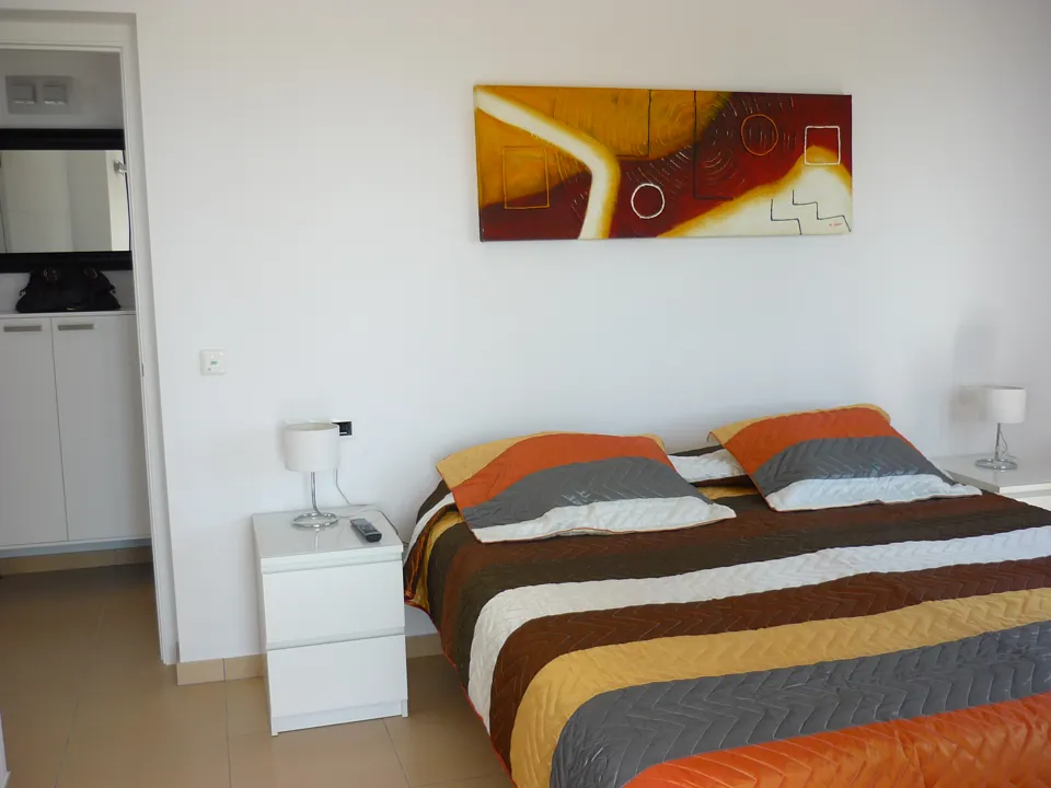 Zweites Schlafzimmer mit Doppelbett